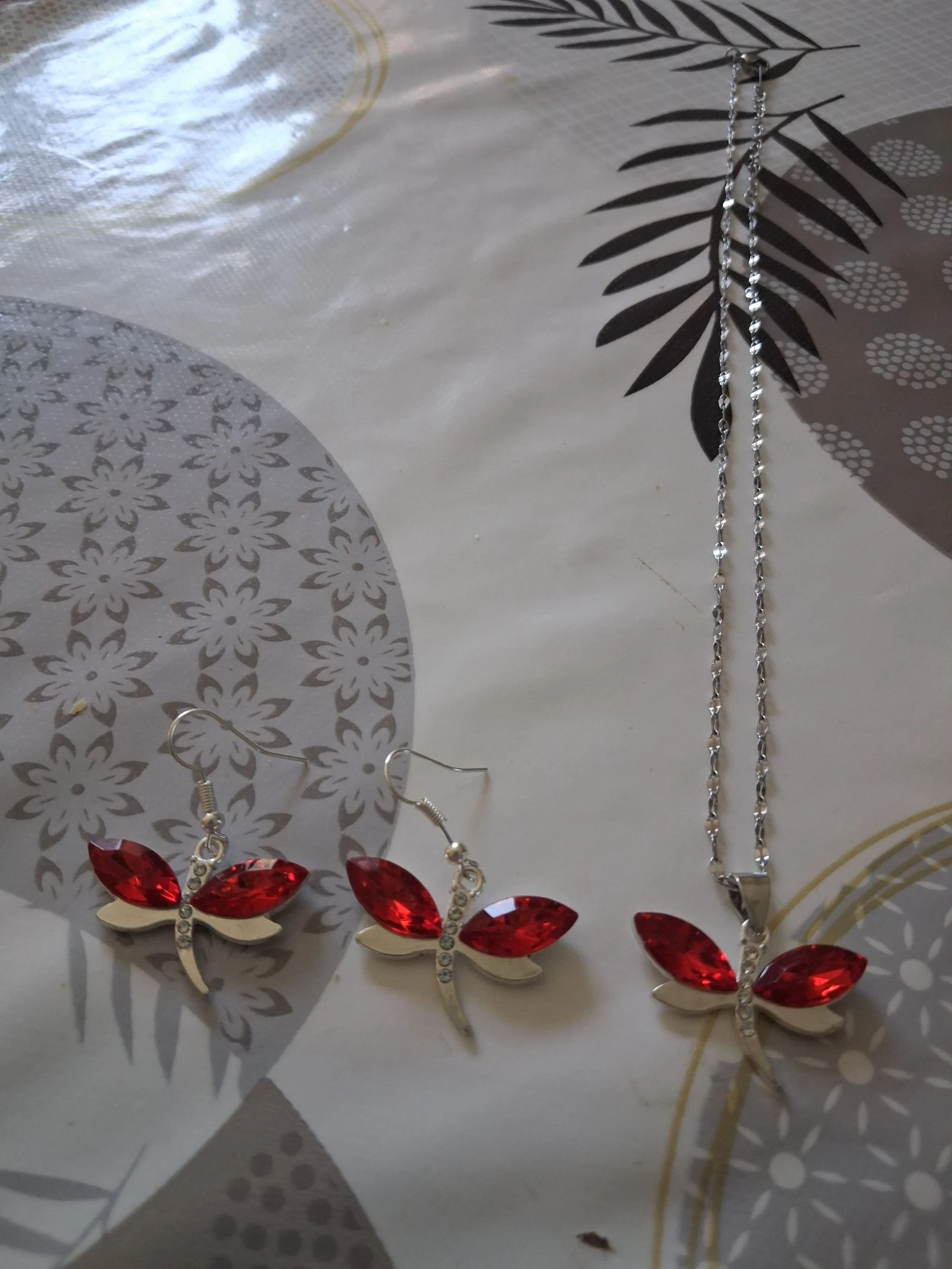 Sieraden set in libellevorm – photo 2